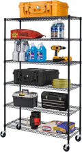 BestOffice | 6-Tier Wire Storage Shelves by BestOffice