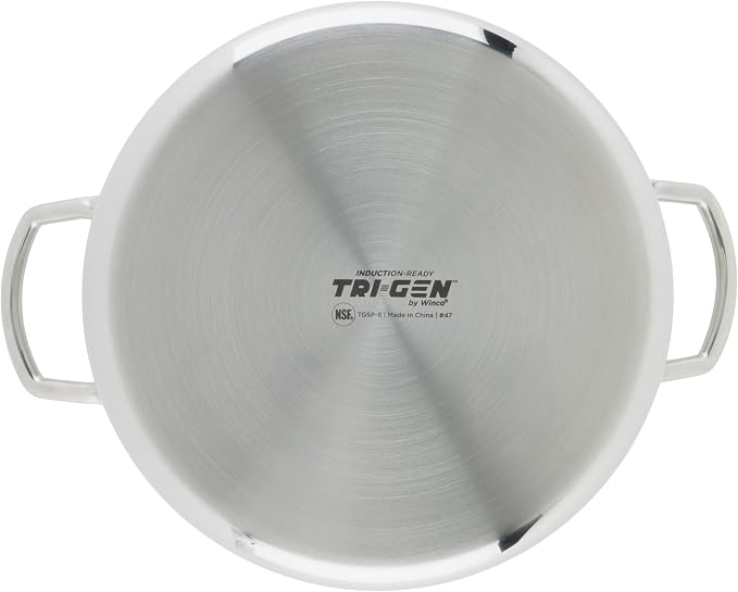 WINCO Tri-Ply Stock Pot - Image 5