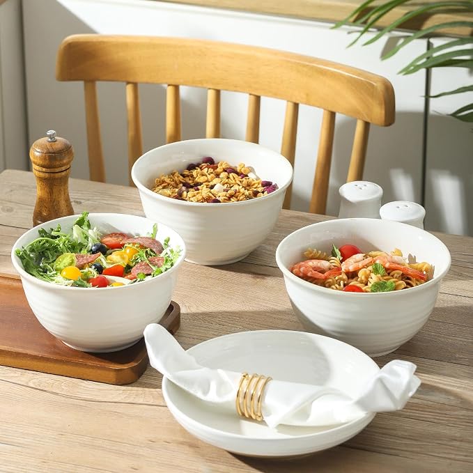 Hasense Soup Bowls, 40 Ounce Large Cereal Bowls - Image 5