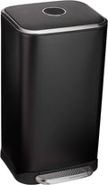 Amazon Basics Rectangular Metal Trash Can by AmazonBasics