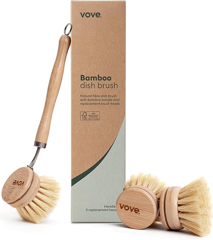 Vove Bamboo Dish Brush, FSC-Certified by Vove