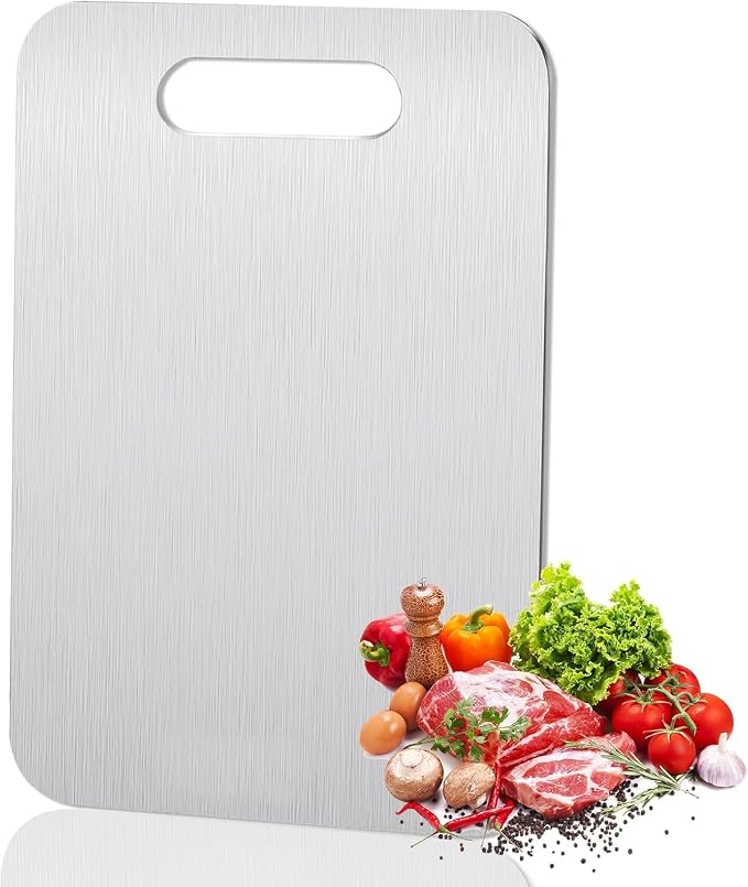 Titanium Cutting Board -100% Pure Titanium Cutting Boards by Unknown