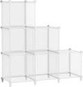 AWTATOS Cube Storage Organizer, Closet Organizers and Storage, 6 Cube Shelves by AWTATOS