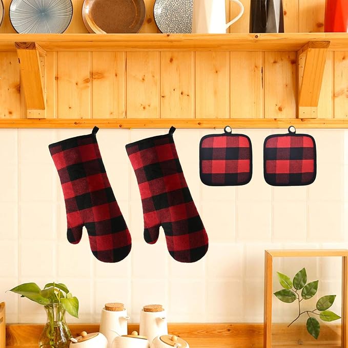 Oven Mitts and Potholders BBQ Gloves-Oven Mitts and Pot Holders - Image 7