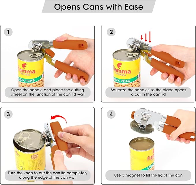 Beneno Heavy Duty Hand Can Opener Manual - Image 4