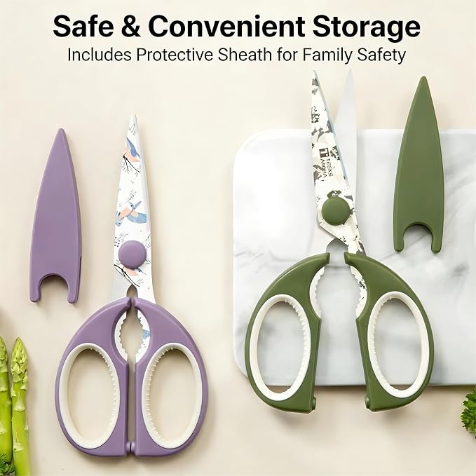 Kitchen Scissors All Purpose, ARCHIKING Kitchen Shears - Image 4