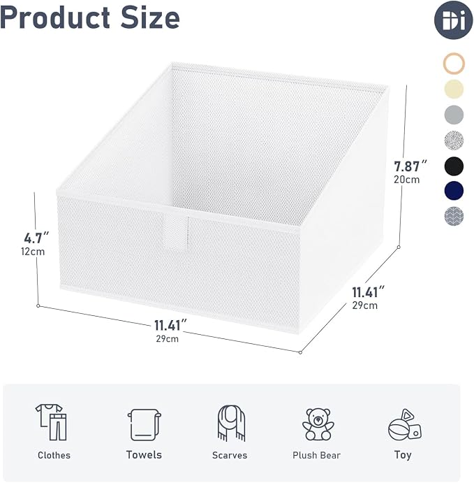 DIMJ Closet Storage Bins 10 Pack - Image 2