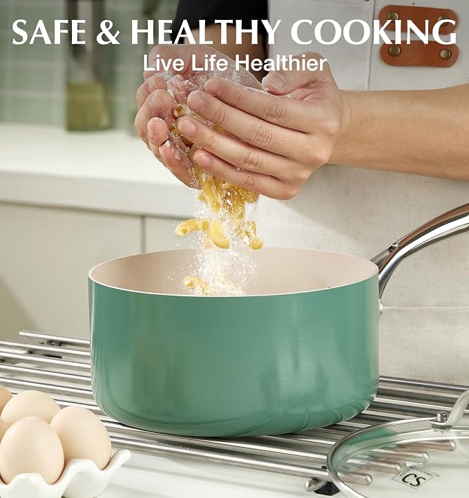 KOCH SYSTEME CS Nonstick Sauce Pan - Image 3