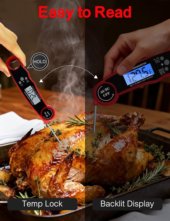 Meat Thermometer Digital, Instant Read Food Thermometer - Image 3