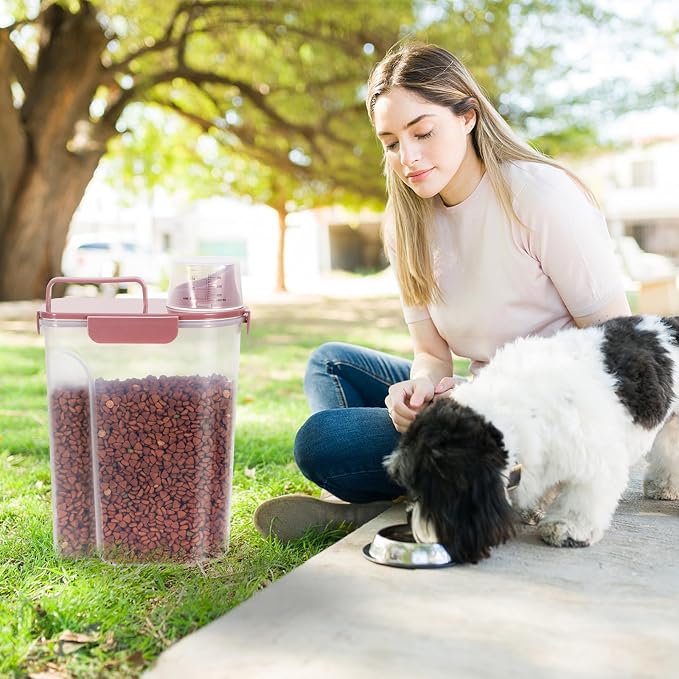 LEAWALK 5Lbs Airtight Cat Dog Food Storage Container - Image 7