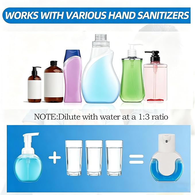 Automatic Soap Dispenser Touchless, Rechargeable Foaming Soap Dispenser - Image 2