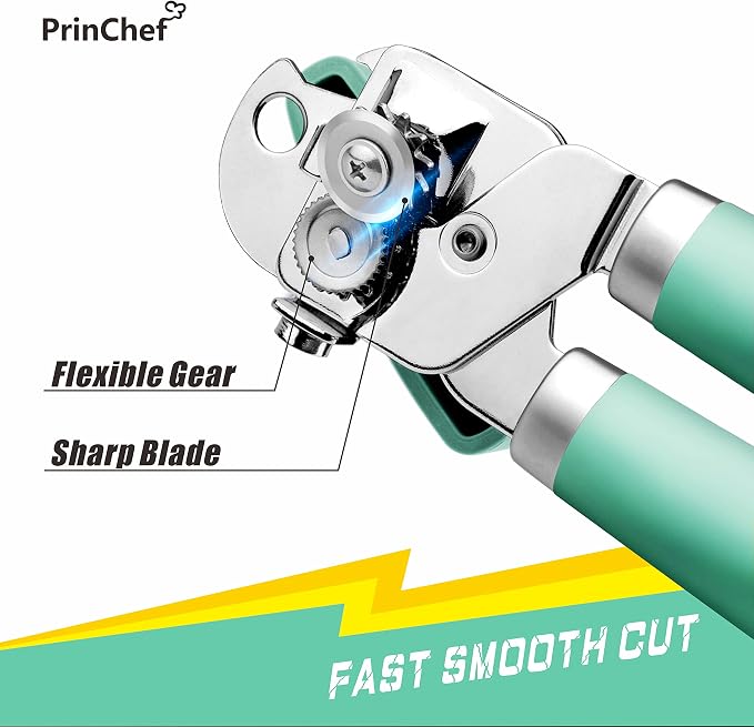 PrinChef Can Opener Manual, Can Tin Bottle Opener - Image 3