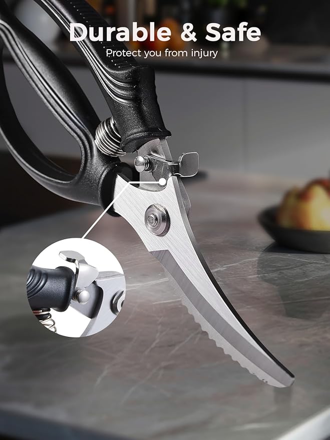 Poultry Shears, Heavy Duty Kitchen Shears - Image 6