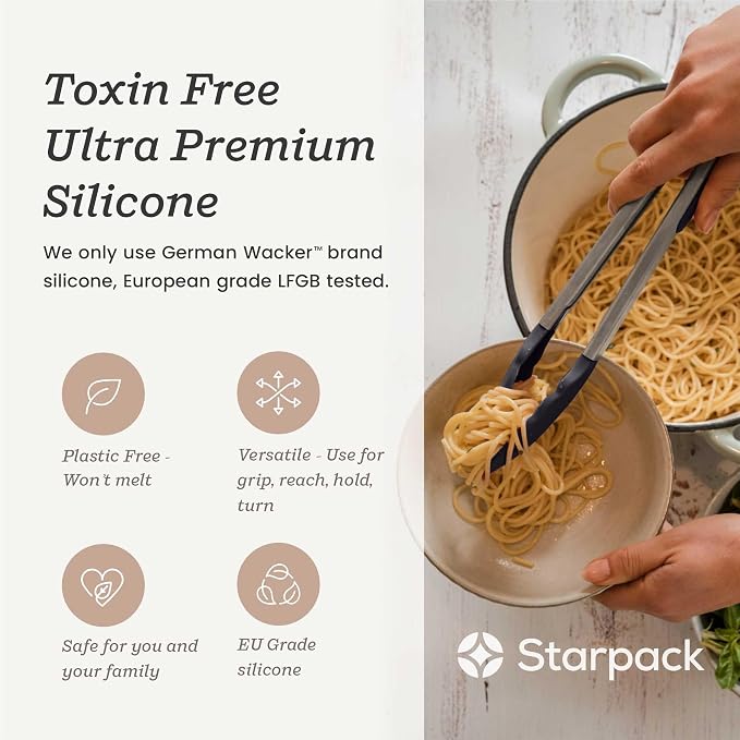StarPack Premium Silicone Kitchen Tongs 12-Inch - Image 6