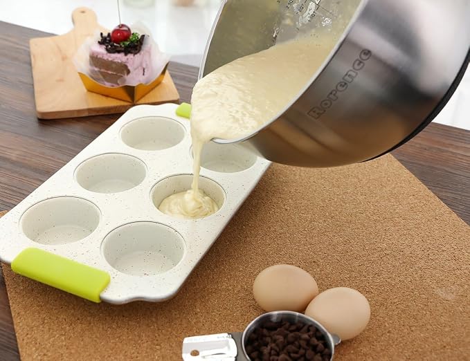 Rorence Stainless Steel Non-Slip Mixing Bowls - Image 7