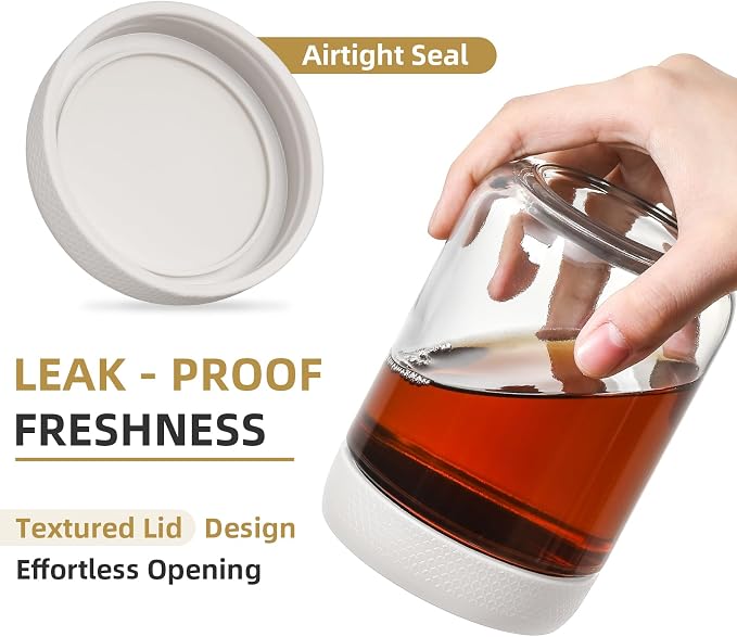 NETANY 6-pack 16oz Glass jars - Image 3
