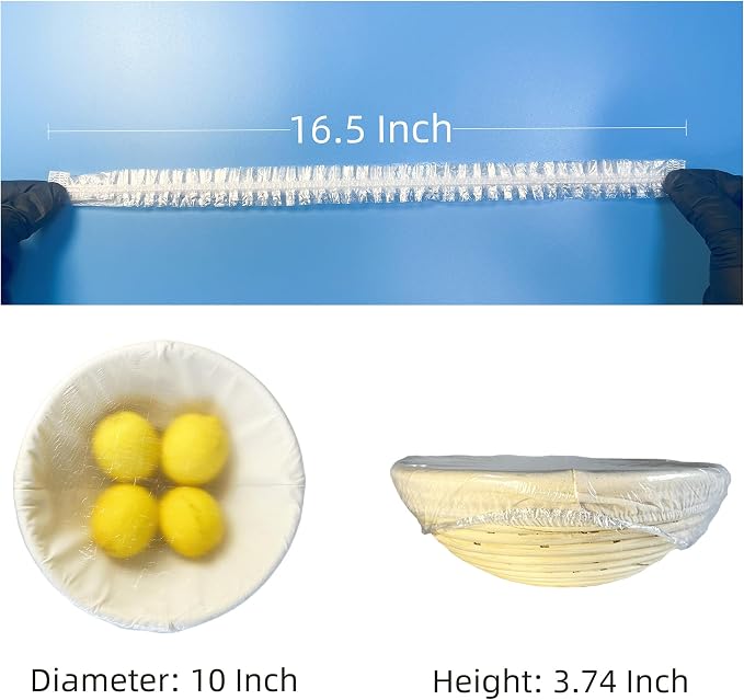 100pcs Boxed Plastic Bowl Covers - Image 5