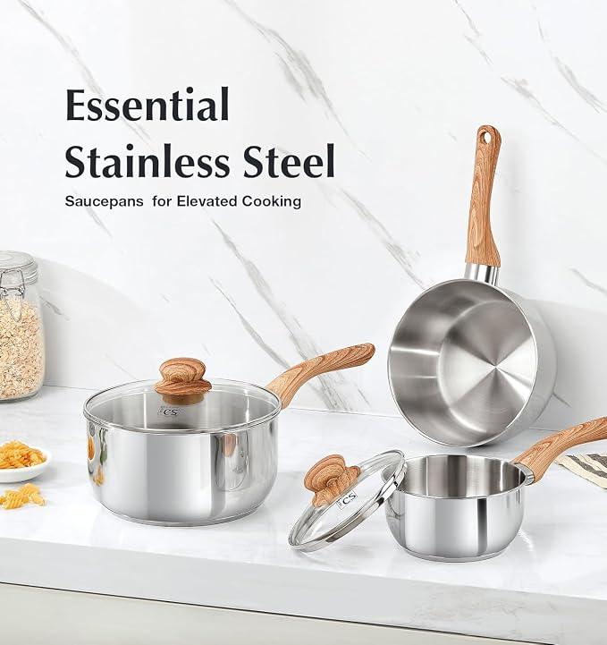 KOCH SYSTEME CS Stainless Steel Saucepan, 1 Quart Saucepan - Image 7