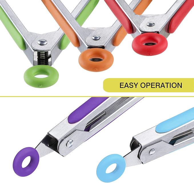 MSY BIGSUNNY Kitchen Food Tongs - Image 5