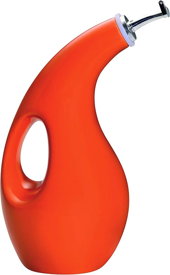 Rachael Ray Solid Glaze Ceramics EVOO Olive Oil Bottle Dispenser - Image 2