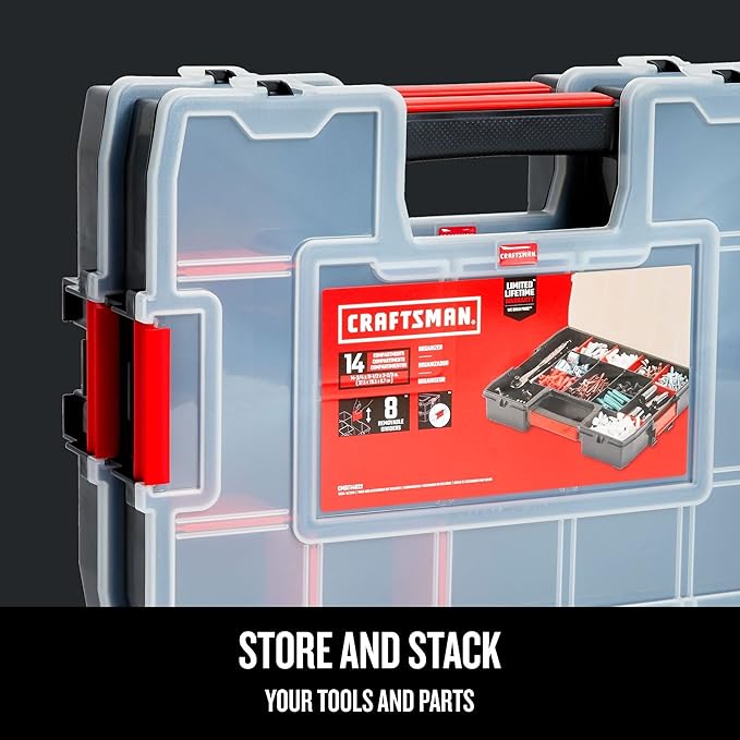 CRAFTSMAN Tool Organizer, Lid Includes Secure Latch - Image 4