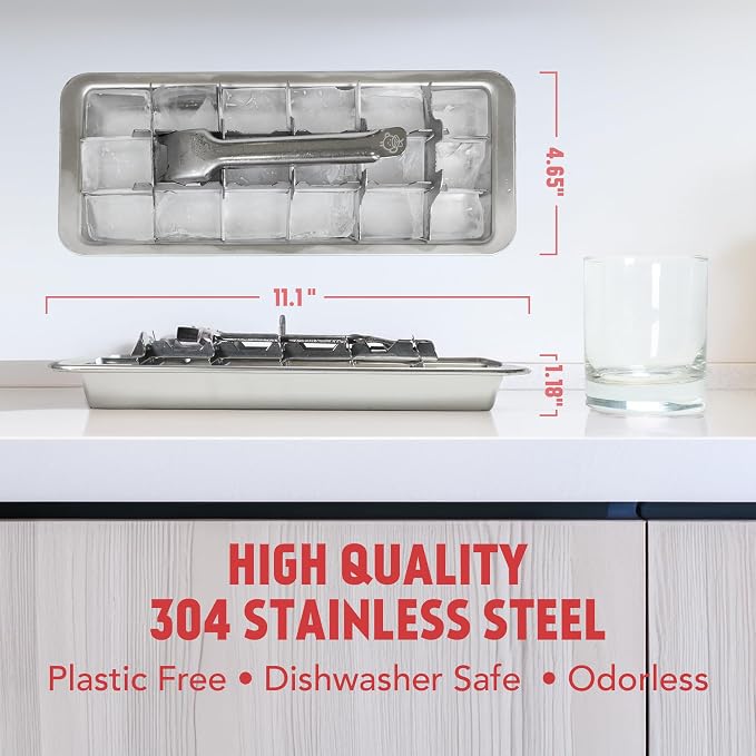 Stainless Steel Ice Cube Tray - Image 6