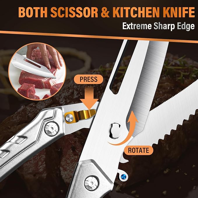 Huusk Heavy Duty Poultry Scissors - Image 4