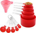 Measuring Cups and Spoons Set of Huygens Kitchen Gadgets 10 Pieces, Stackable by Unknown
