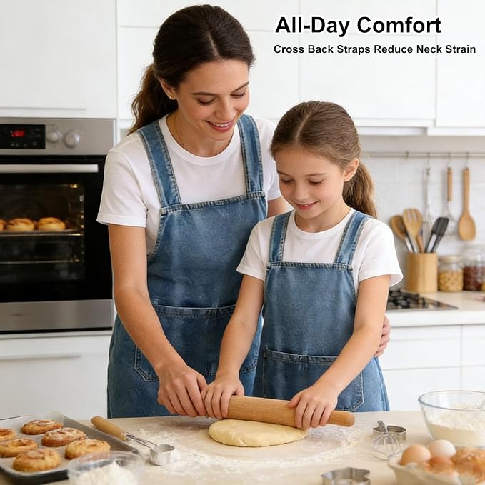 Adult Jour Apron, Lightweight Cotton Apron - Image 2