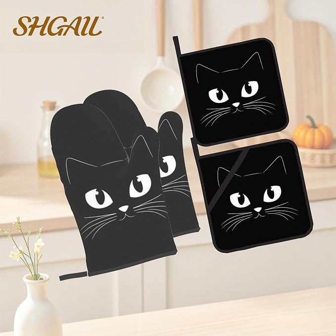 Oven Mitts and Hot Pads Set - Image 2