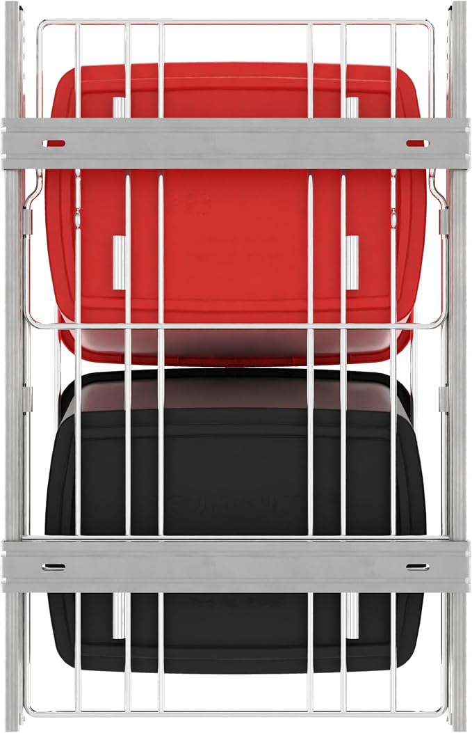 Rev-A-Shelf RV-18KD-1618C-S Double Pullout Trash Can - Image 7