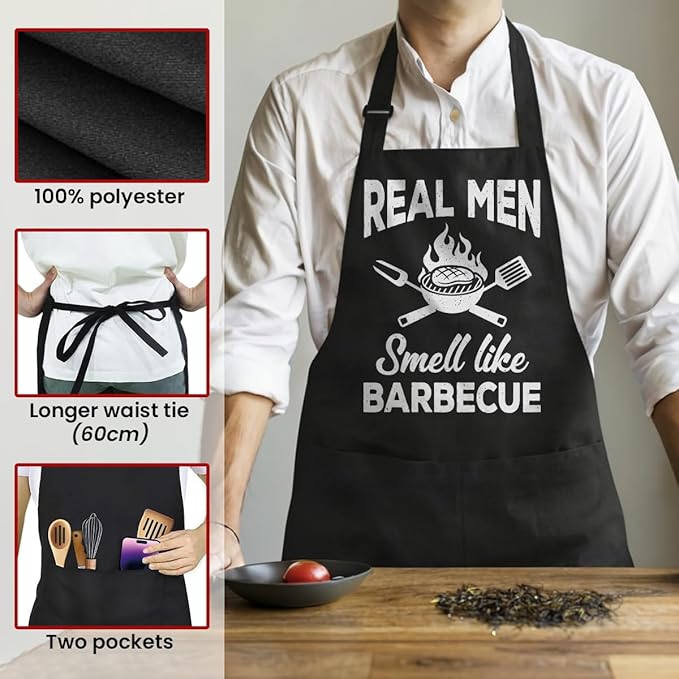 SANDJEST Funny Mens Aprons - Image 2
