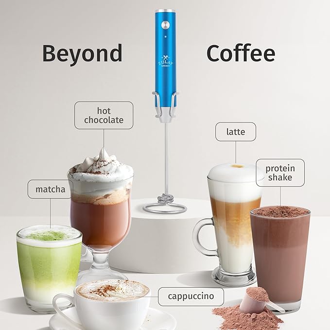 Zulay Kitchen Rechargeable Milk Frother Handheld Lux - Image 3