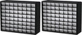 Akro-Mils 64-Drawer Plastic Storage Cabinet, 20-Inch W x 6-Inch D x 16-Inch H | by Akro-Mils