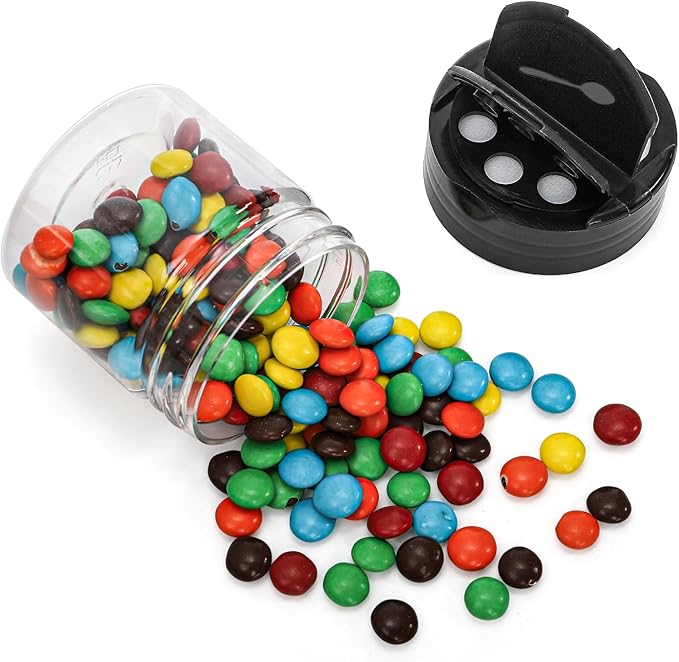 Foraineam 30 Pack Clear Plastic Jars 4 oz Mini Seasoning Bottles Spice Jars - Image 9