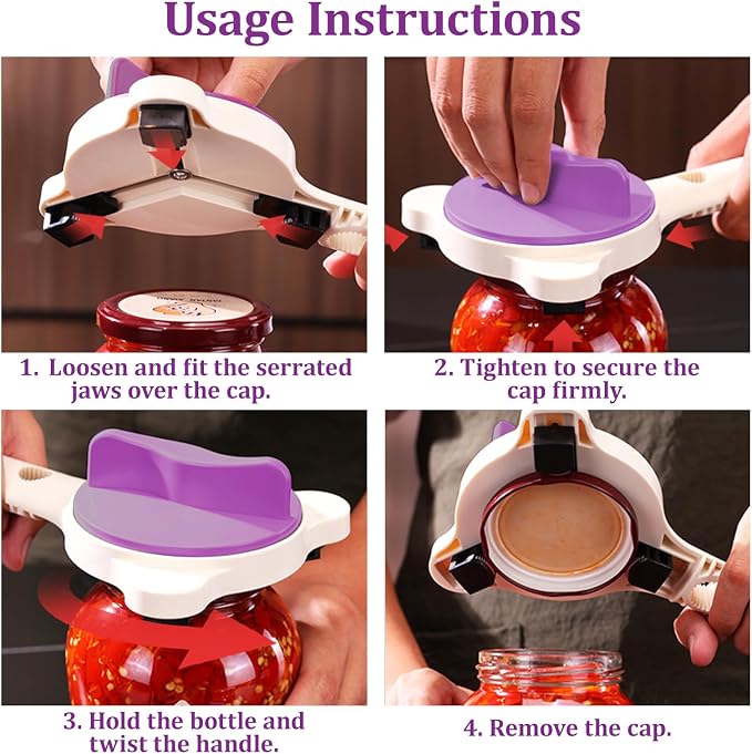2026 Adjustable 4‑in‑1 Jar Opener - Image 3