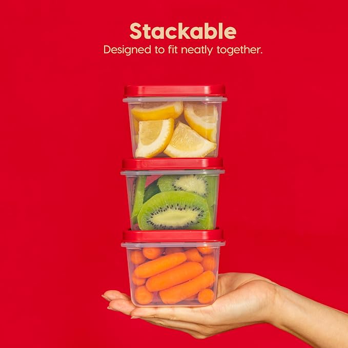 IRIS USA 44 PC Plastic Food Storage Containers - Image 5