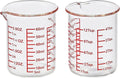 High Borosilicate Glass Measuring Cup-V-Shaped Spout，Glass Measuring Beaker by AckersBORO33