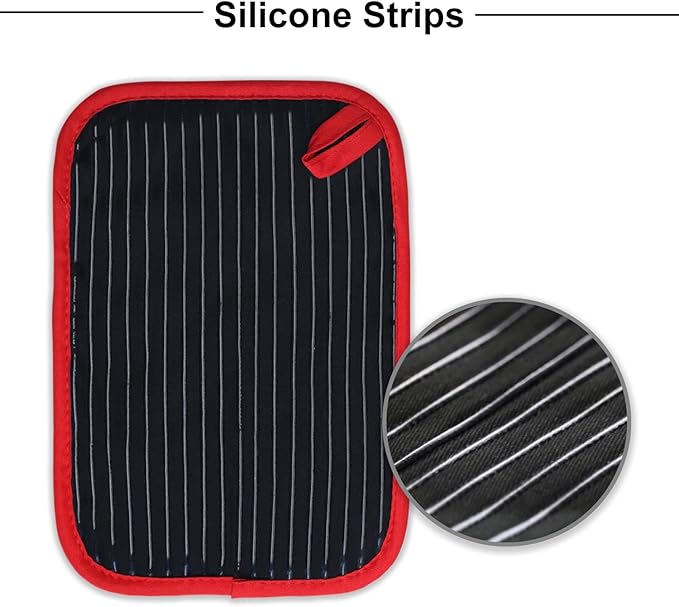 Hot Pads for Kitchen, Potholders for Kitchen Heat Resistant, Heavy Duty Pot - Image 6