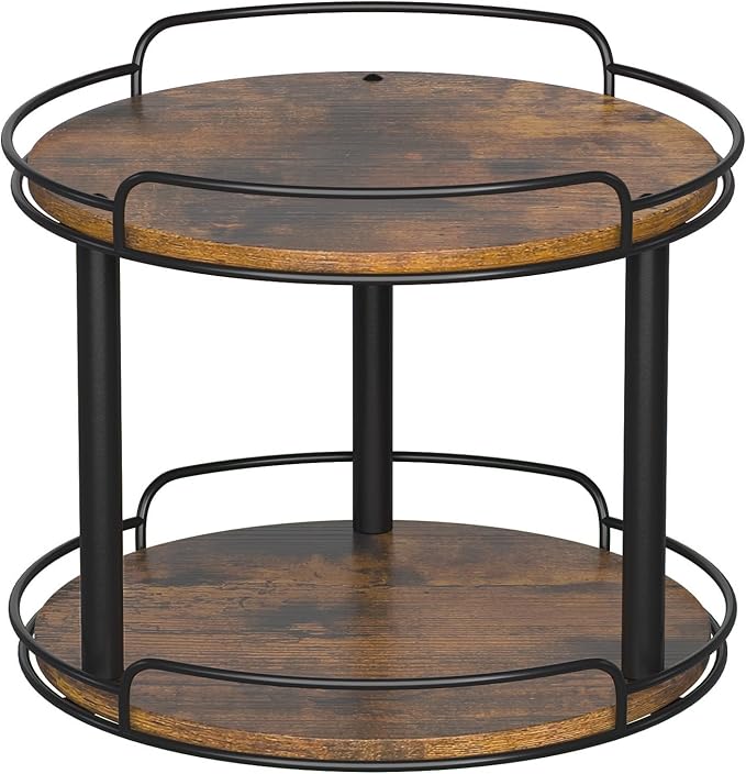 LAMU 12'' Wood Lazy Susan Turntable Organizer by YourHome-OrganizationHelper