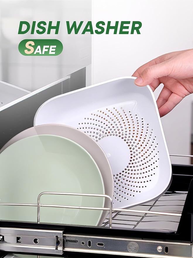 Colander for Kitchen, Detachable Fruit Bowl - Image 8