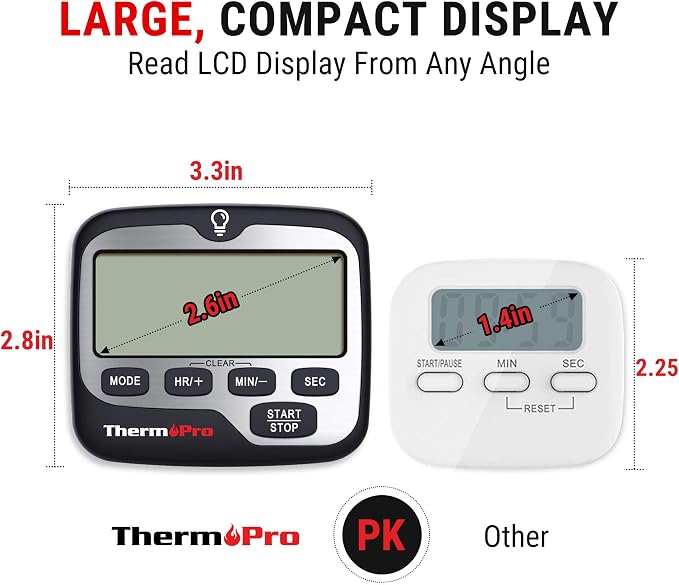 TempPro TM01 Kitchen Timers for Cooking - Image 8