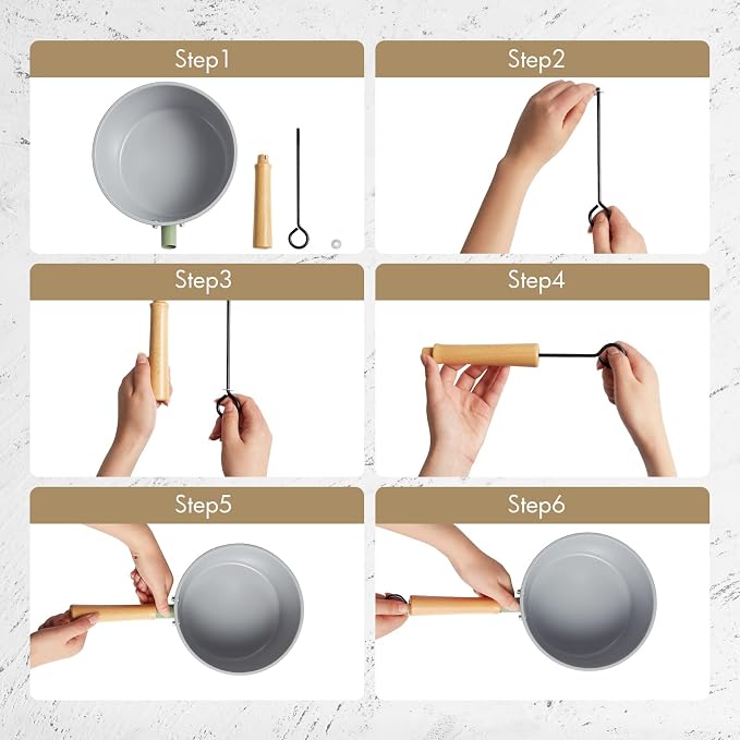 ROCKURWOK Ceramic Nonstick Sauce Pan - Image 8