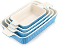 MALACASA Casserole Dishes for Oven, Porcelain Baking Dishes, Ceramic Bakeware by MALACASA