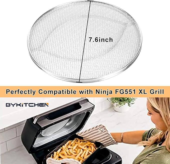 BYKITCHEN Stainless Steel Spatter Shield - Image 2