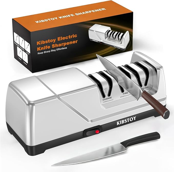 Knife Sharpener Electric, 3-Stage Professional Kitchen Sharpener by Unknown