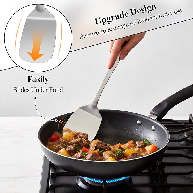 ChefBee 2PCS Metal Spatula Set - Image 4