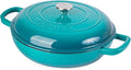 nuovva Shallow Cast Iron Casserole by Nuovva