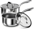 COOKER KING Sauce Pan Set, 1.5 QT & 2 QT Saucepan by cookerking