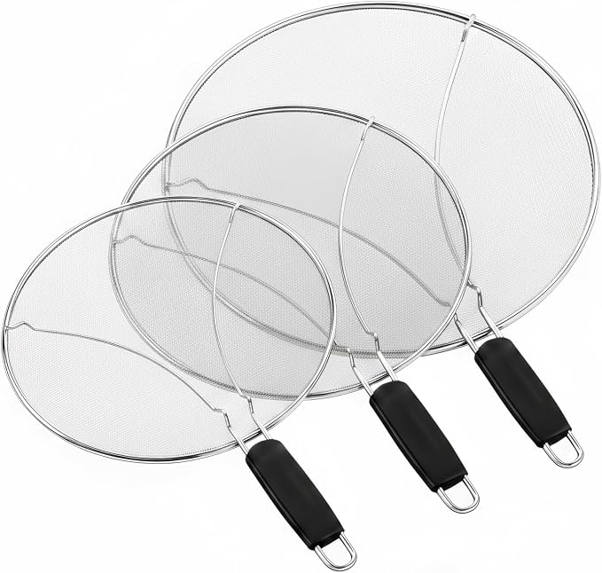 Splatter Screen for Frying Pan 3-Piece Set by Unknown